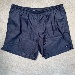 Men's Nike ACG Shorts Black Solid Lightweight XL Poly Lined Active Breath Run